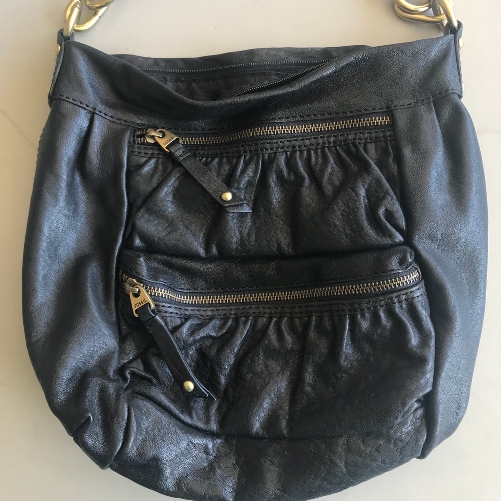Fossil leather purse